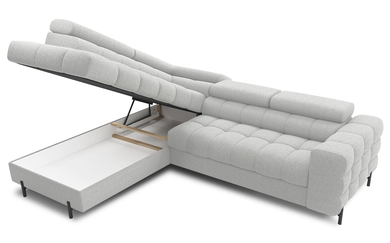 Colțar Ferry, Extensibil, 276x72x200, Material Royal 03