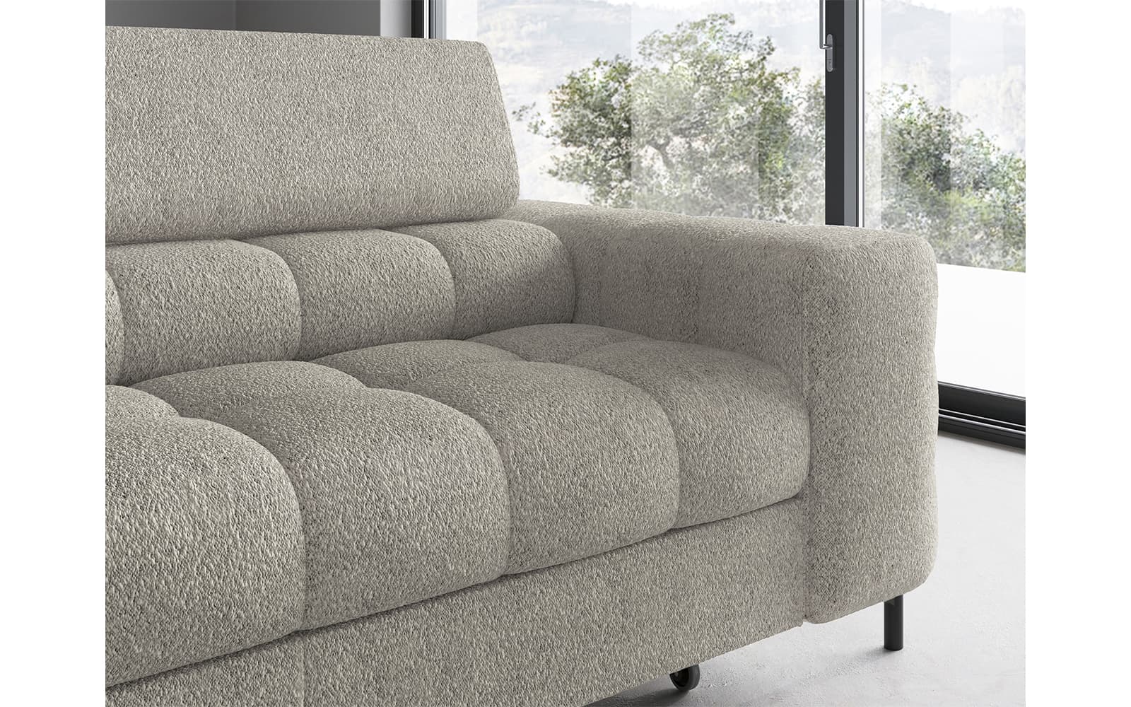 Colțar Ferry, Extensibil, 276x72x200, Material Royal 20