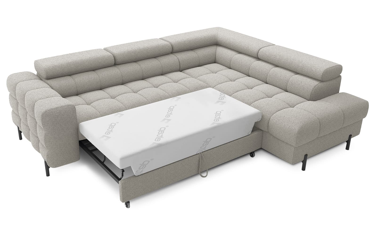 Colțar Ferry, Extensibil, 276x72x200, Material Royal 20 din lemn masiv