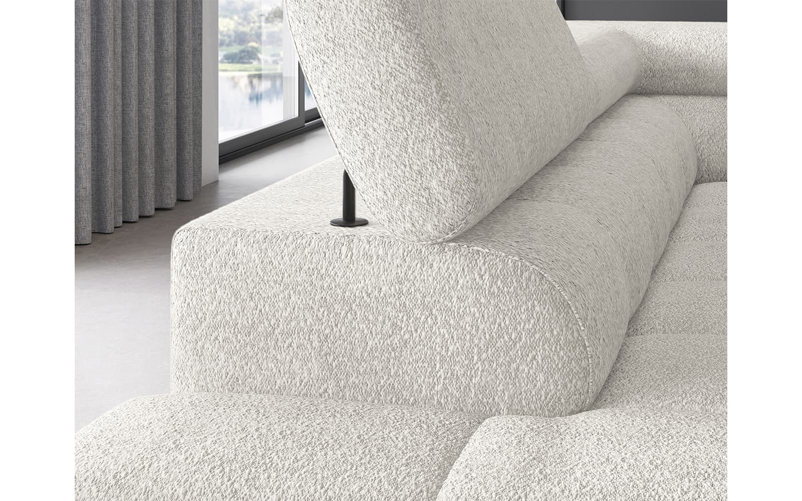 Colțar Ferry, Extensibil, 276x72x200, Material Royal 01