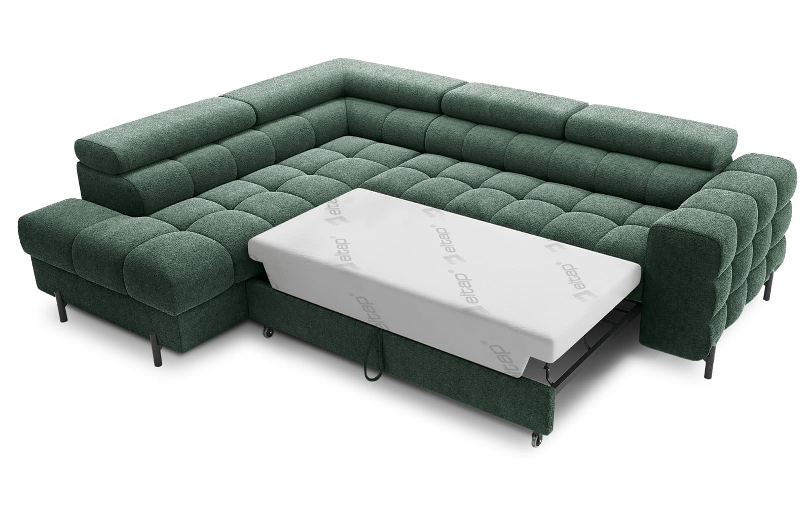 Colțar Ferry, Extensibil, 276x72x200, Material Amore 35 din lemn masiv