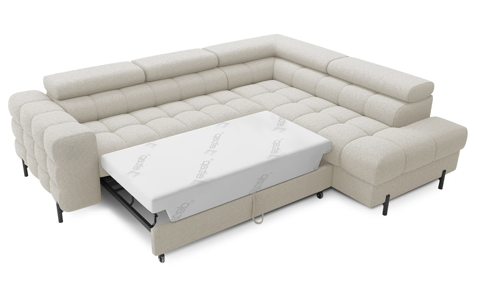Colțar Ferry, Extensibil, 276x72x200, Material Royal 18