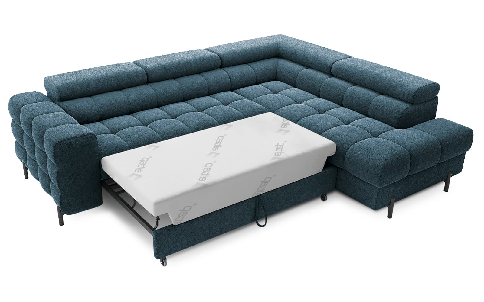 Colțar Ferry, Extensibil, 276x72x200, Material Amore 40
