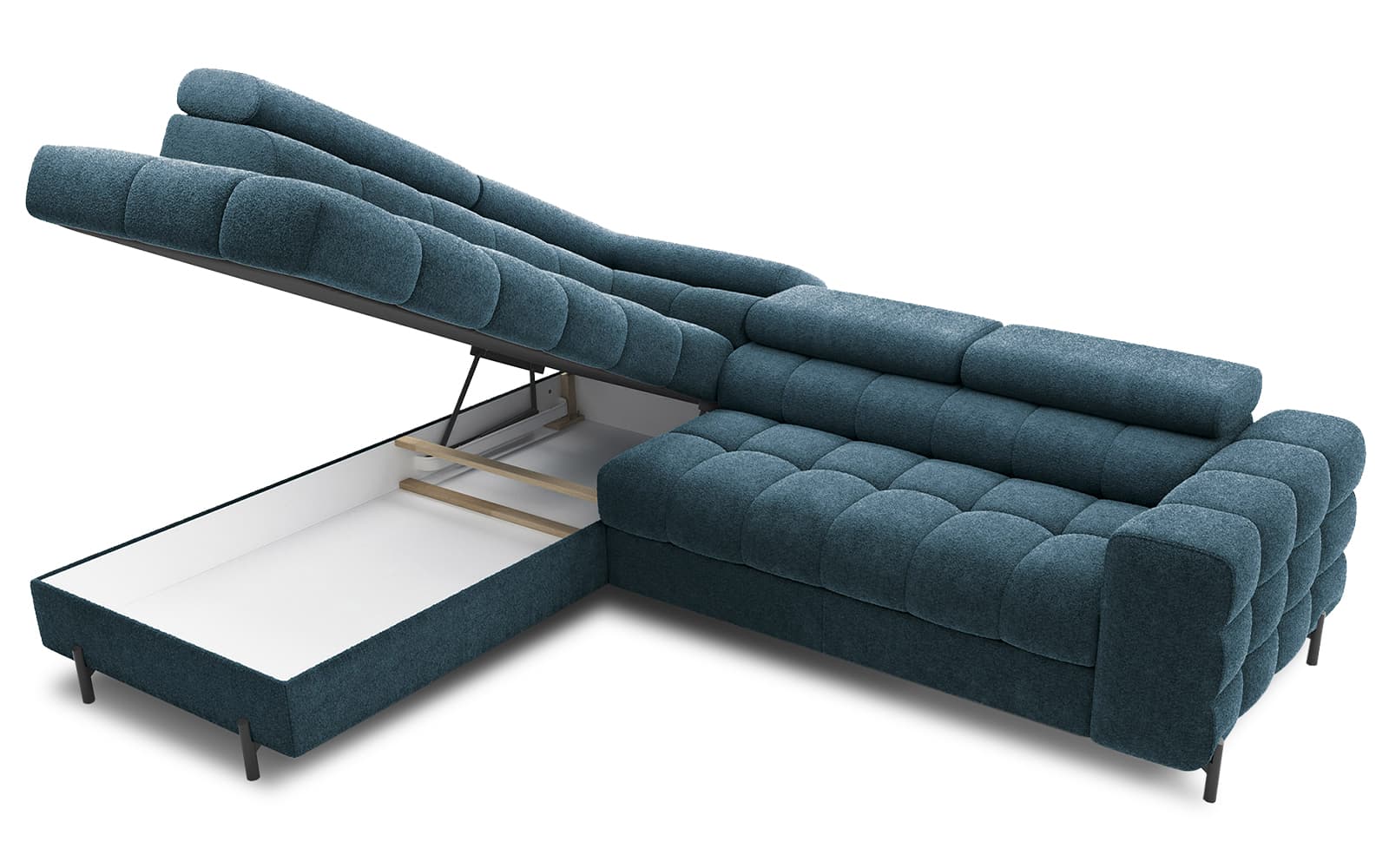 Colțar Ferry, Extensibil, 276x72x200, Material Amore 40