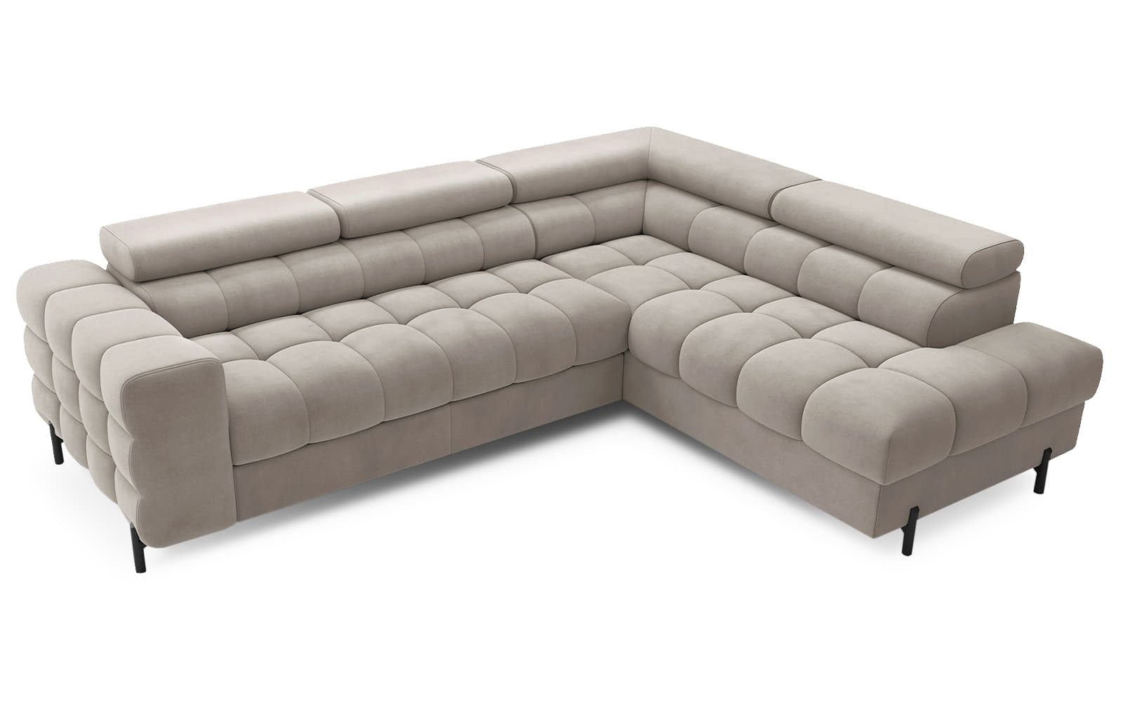 Colțar Ferry, Extensibil, 276x72x200, Material Paros 02 din lemn masiv