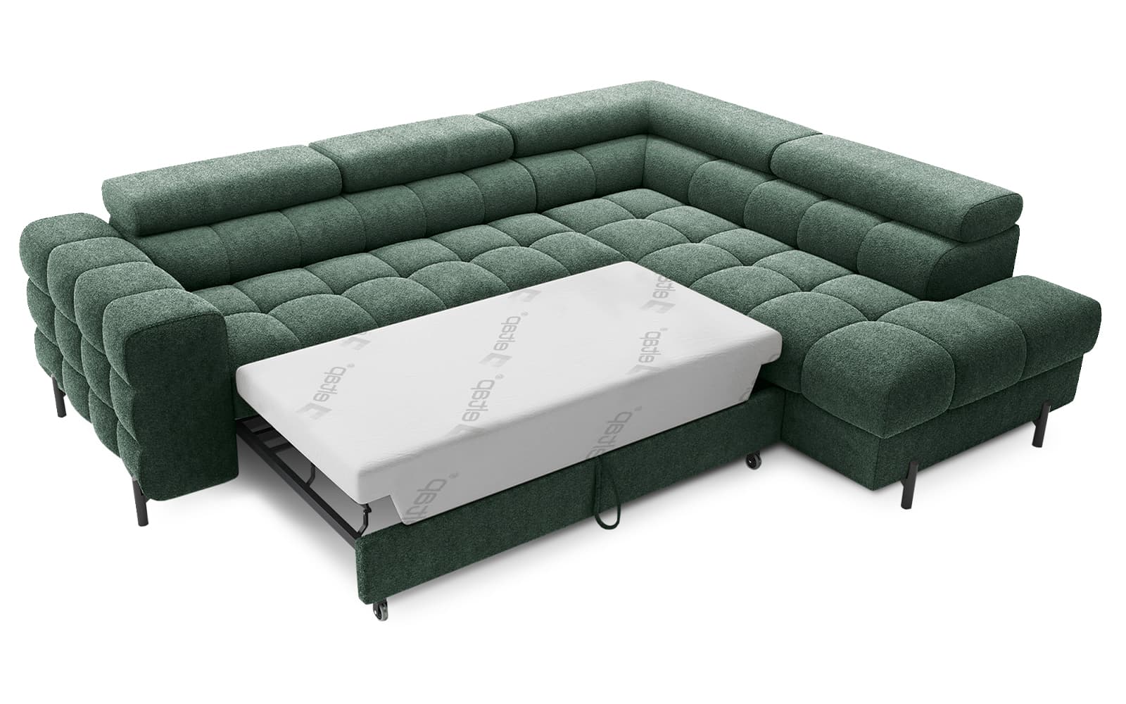 Colțar Ferry, Extensibil, 276x72x200, Material Amore 35 din lemn masiv