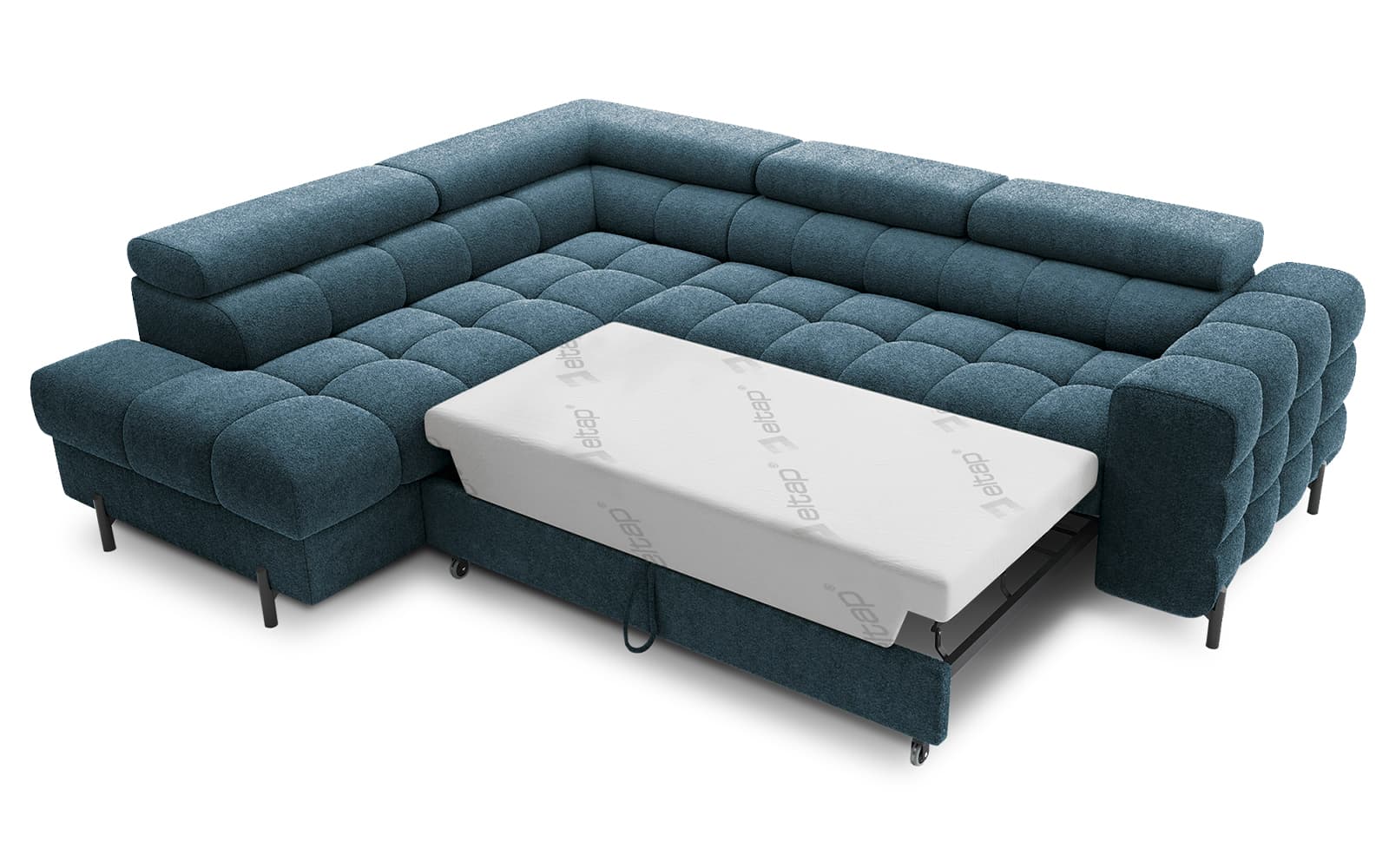 Colțar Ferry, Extensibil, 276x72x200, Material Amore 40 din lemn masiv
