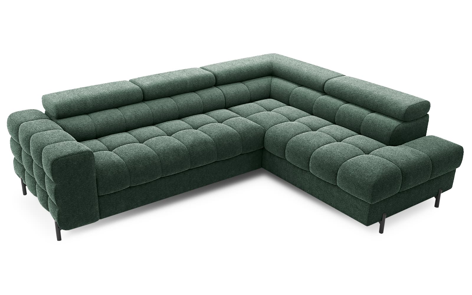 Colțar Ferry, Extensibil, 276x72x200, Material Amore 35
