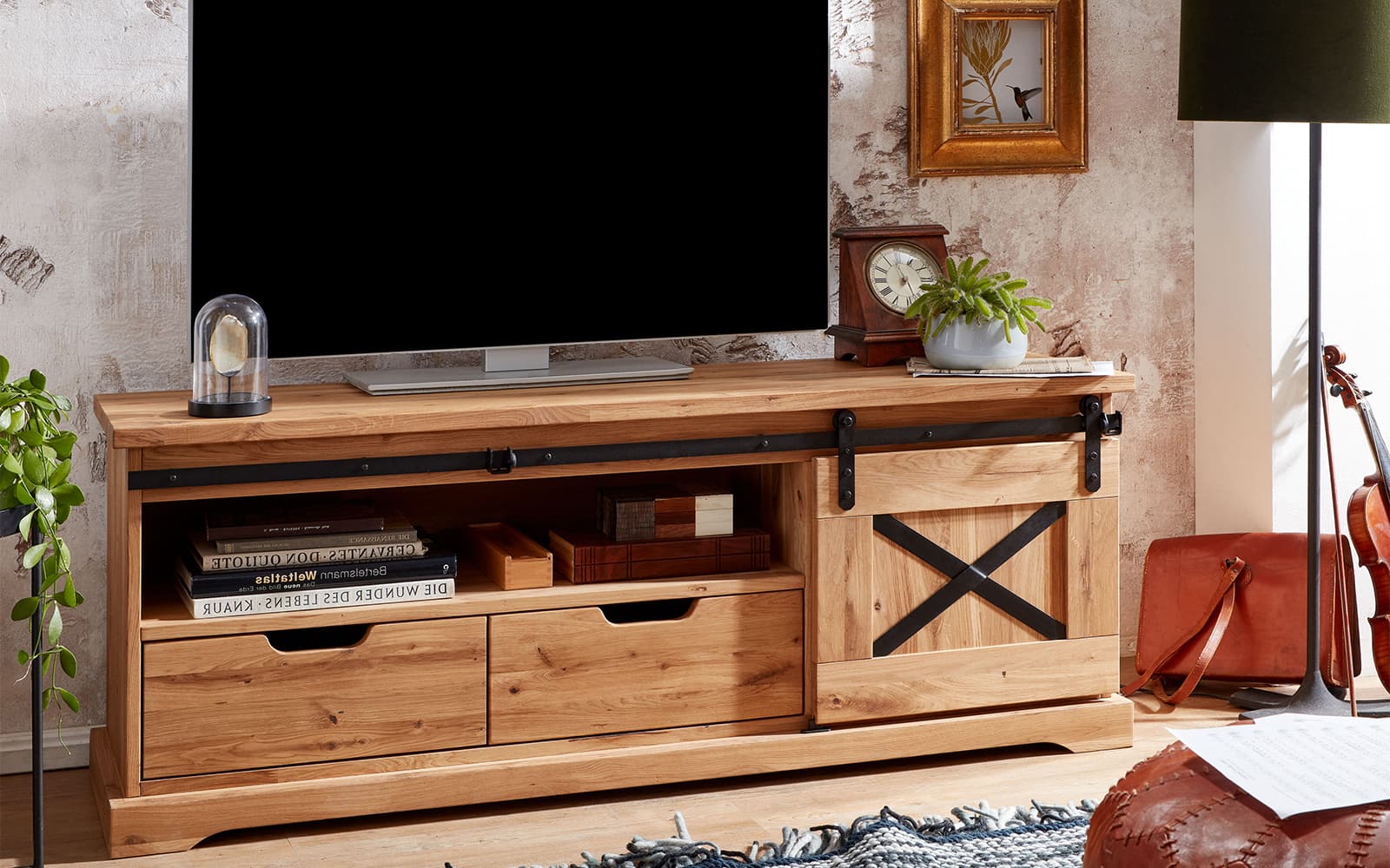 Comodă TV Denver, 159×67×51 cm