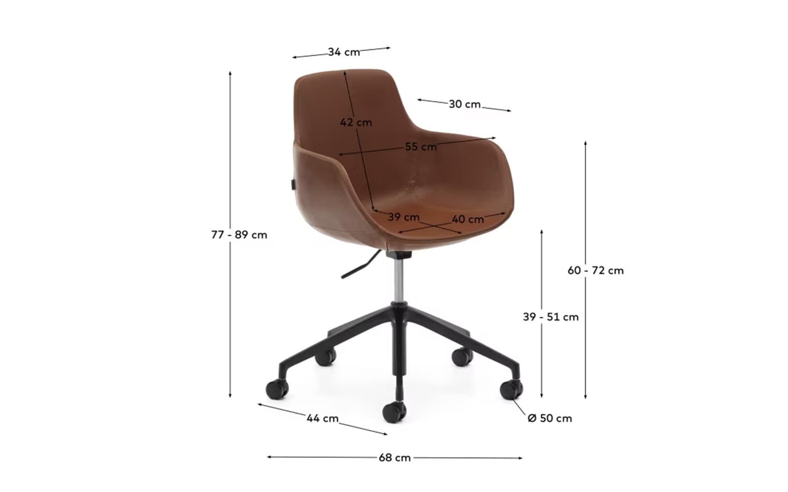 Scaun de birou Tissiana