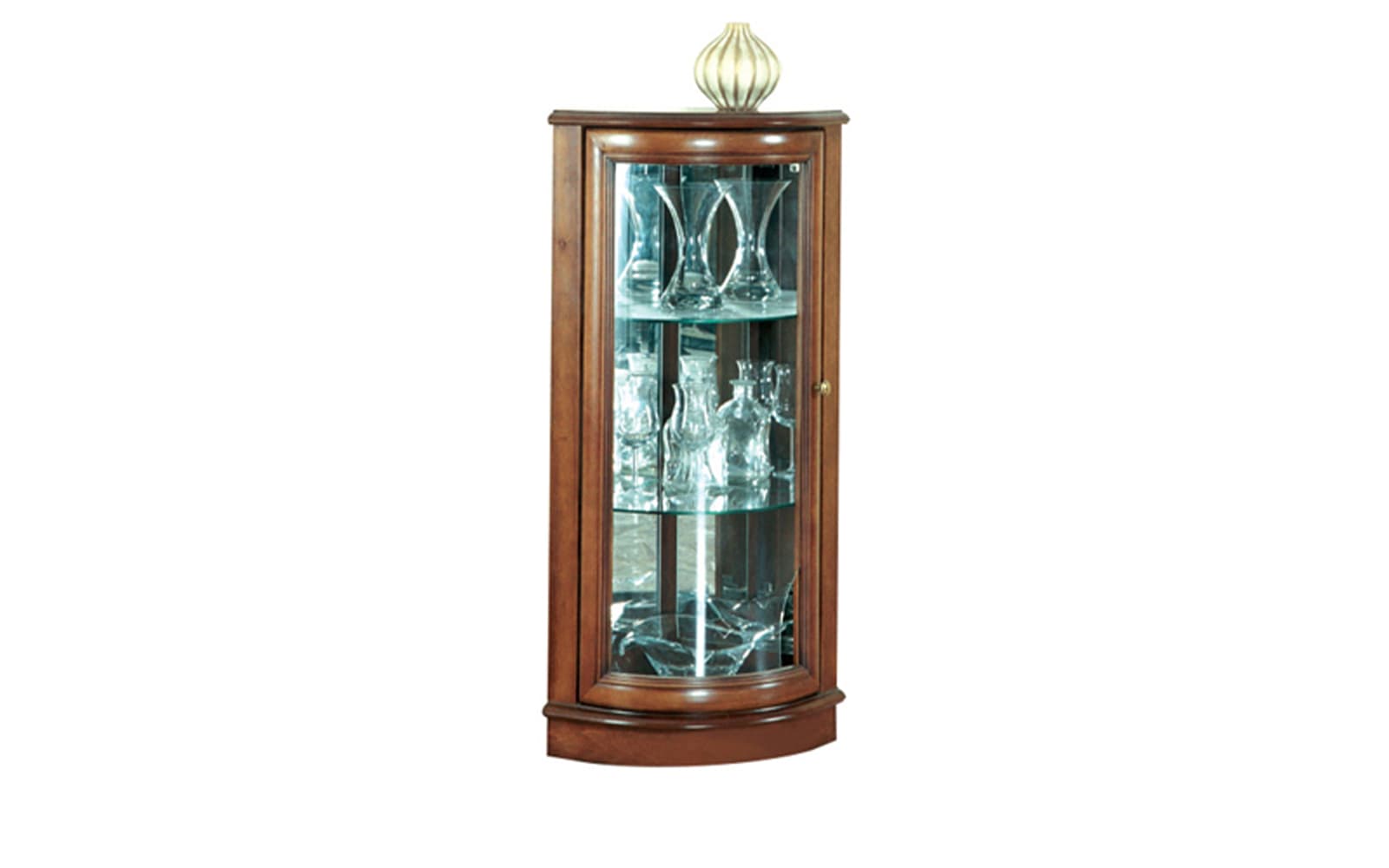 Comodă de colt Zefyra, Lemn Masiv, Nuc, 108×40×45 cm