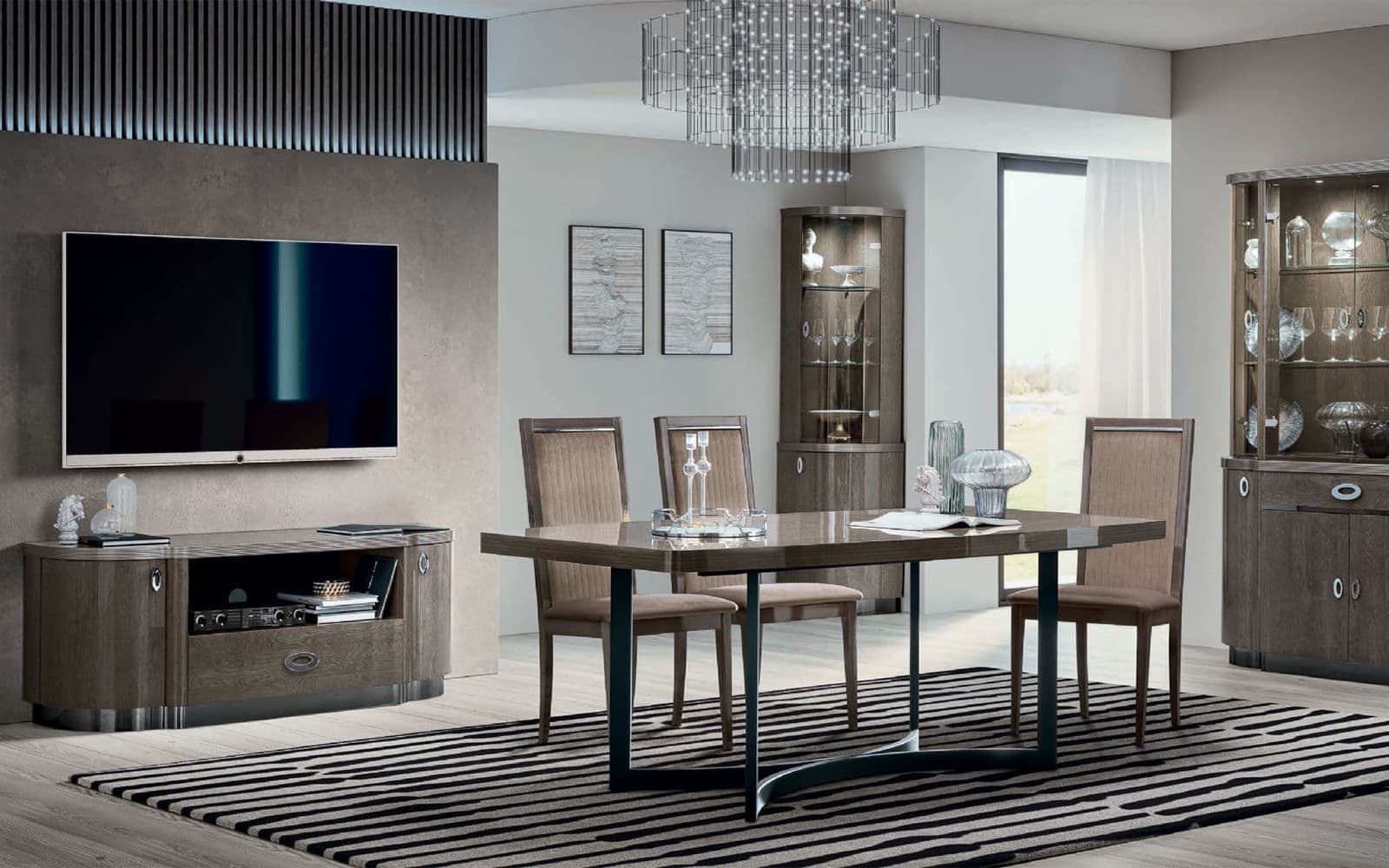 Comodă TV Serenity, 160×48×62 cm