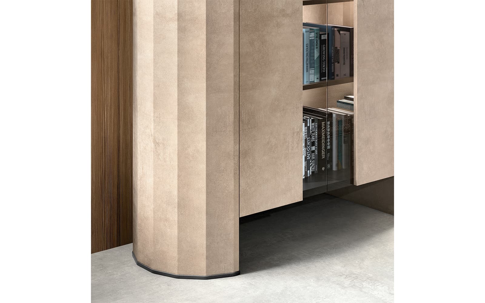Vitrină Sable,134×50×156 cm