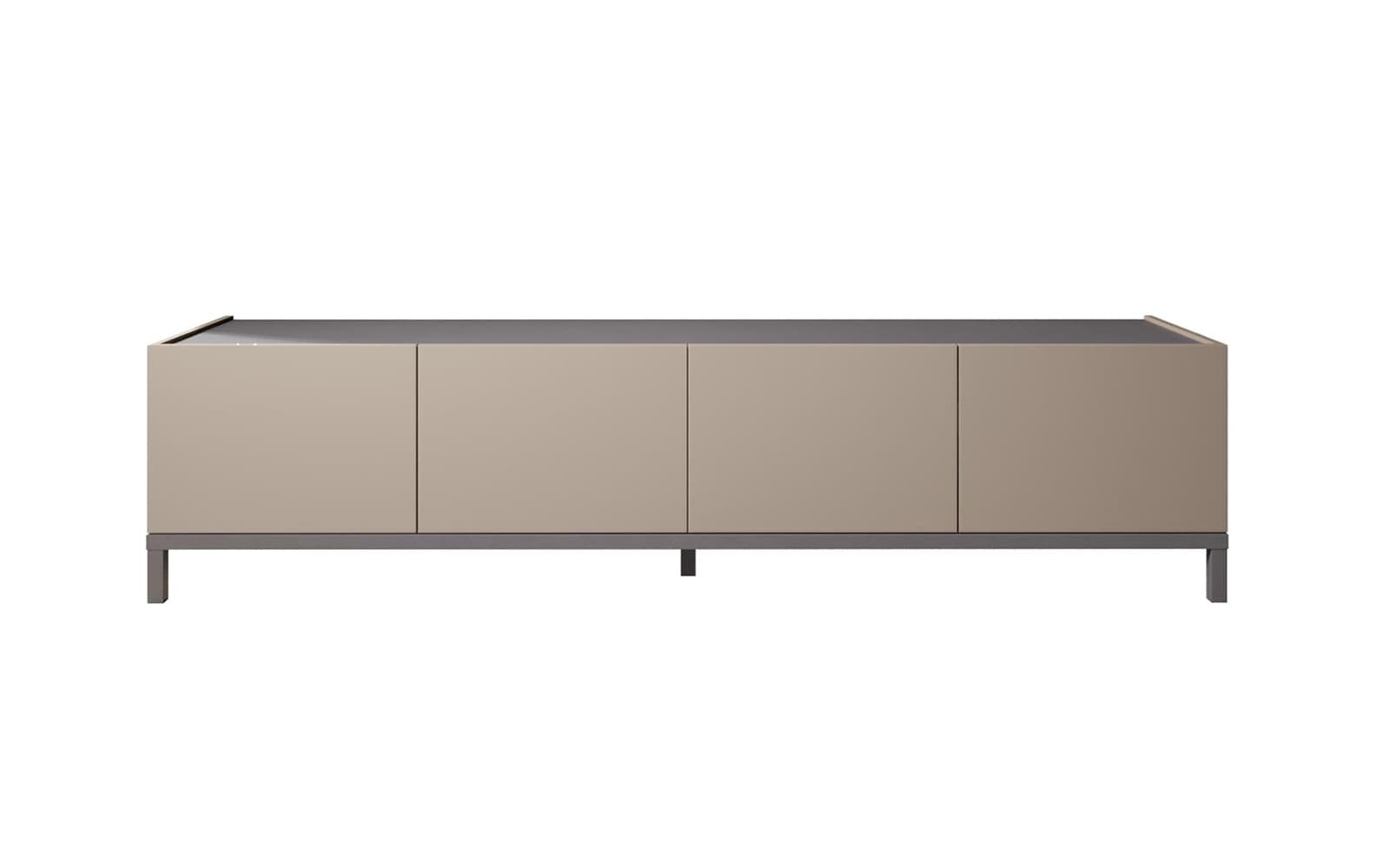 Comodă TV 4 uși Kara, 208x48x48 cm