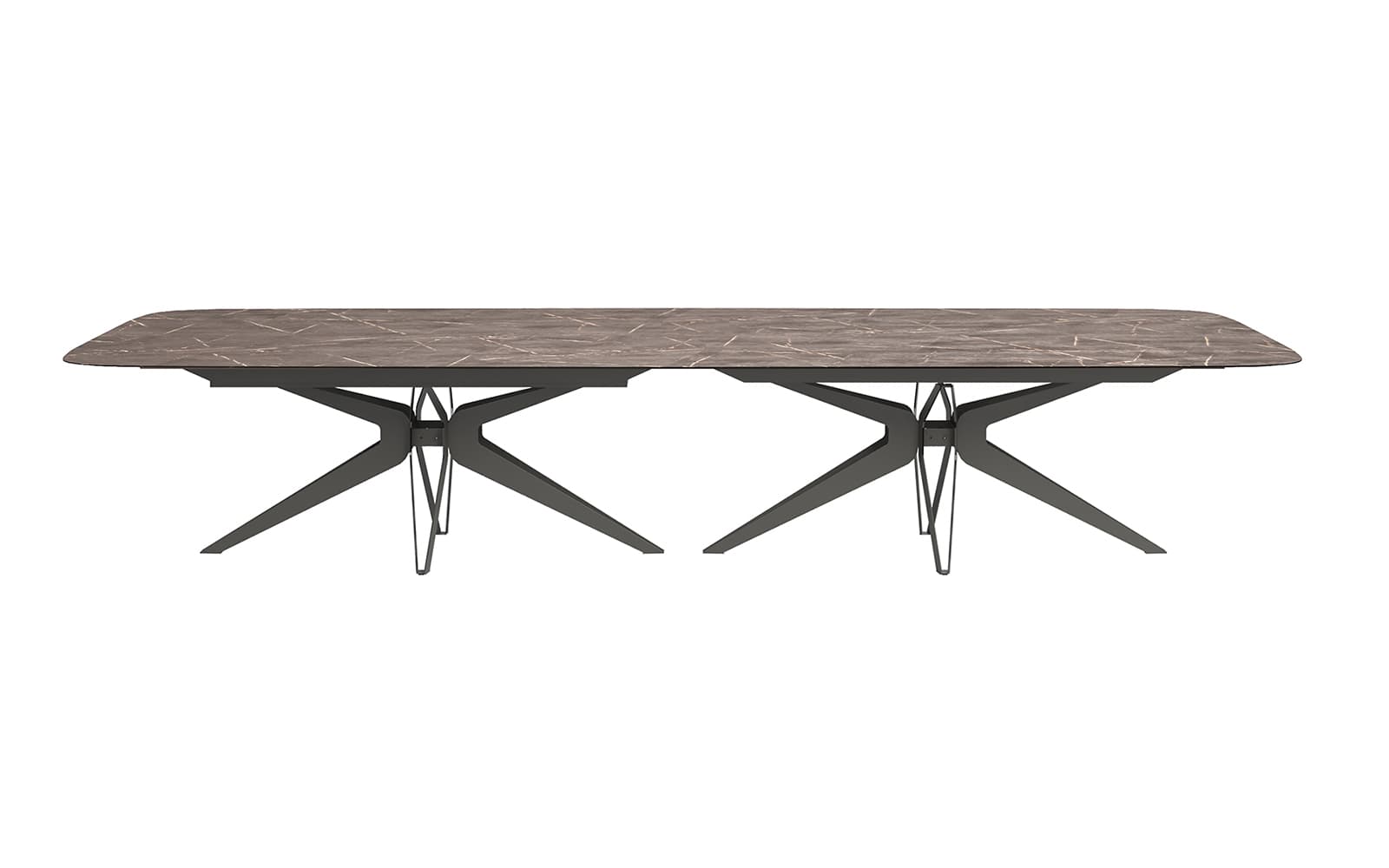 Masă de dining Eclat, 200/275/400×120 cm din lemn masiv
