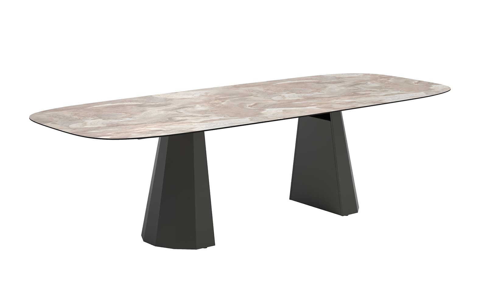 Masă de dining Sable, 200/275/400×120 cm