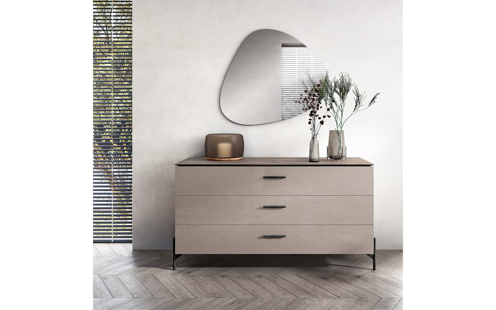 Comoda Selena, 151x53x82 cm
