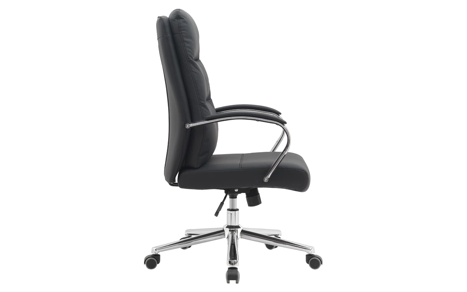 Scaun de birou, negru/crom, Ergo Professional