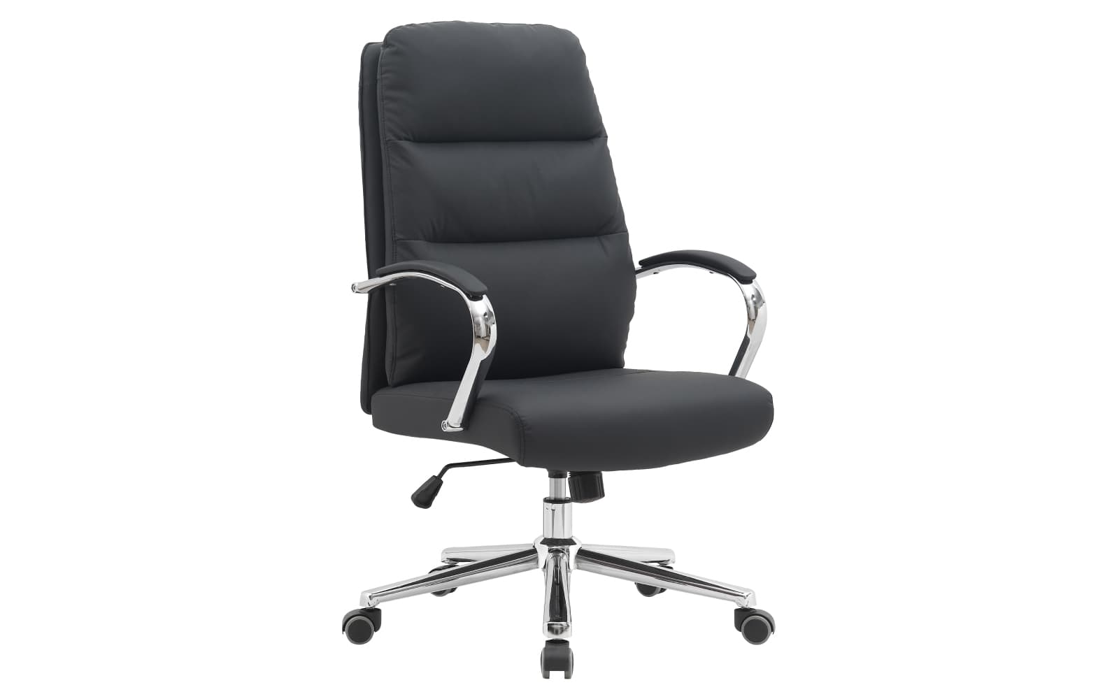 Scaun de birou, negru/crom, Ergo Professional