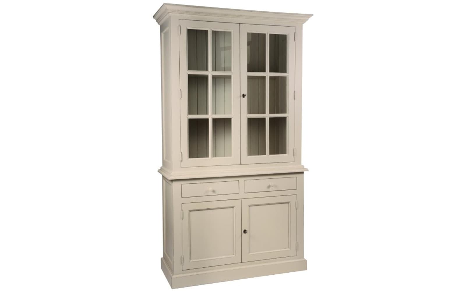 Bibliotecă Heritage, 2 uși și 2 sertare, 129x48x222 cm