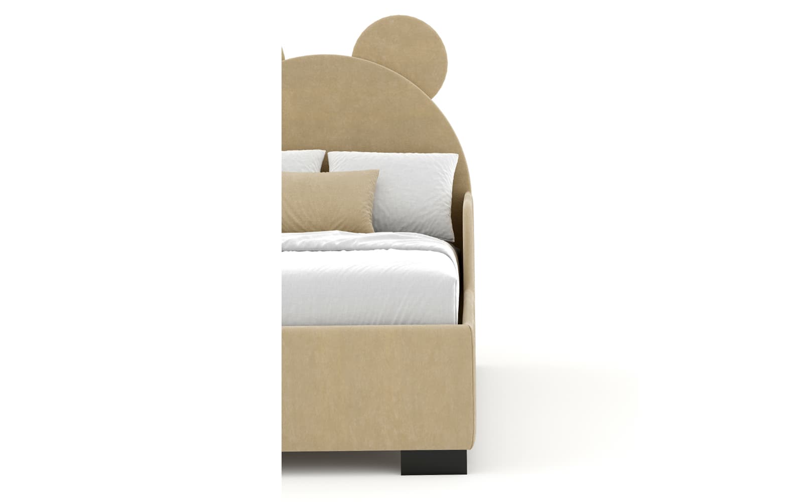Pat tapitat Teddy, 200x108x88 cm