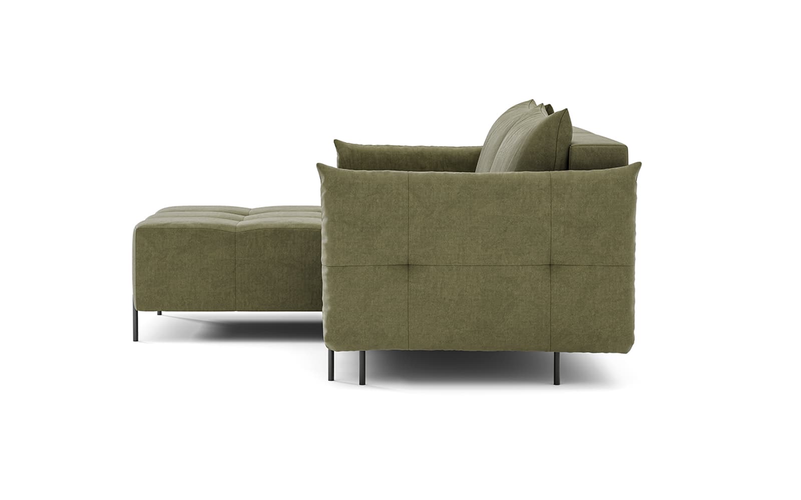Canapea extensibilă Kliff, 250×187 cm din lemn masiv