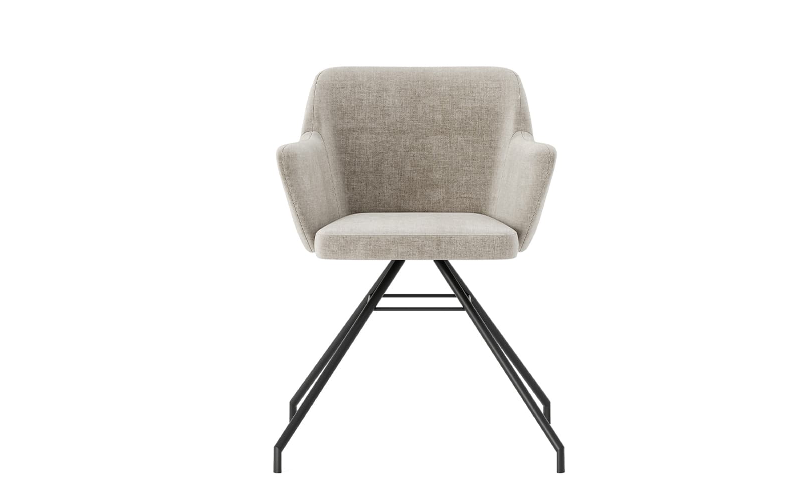 Fotoliu rotativ Spinner tapițat, 64×54×86 cm