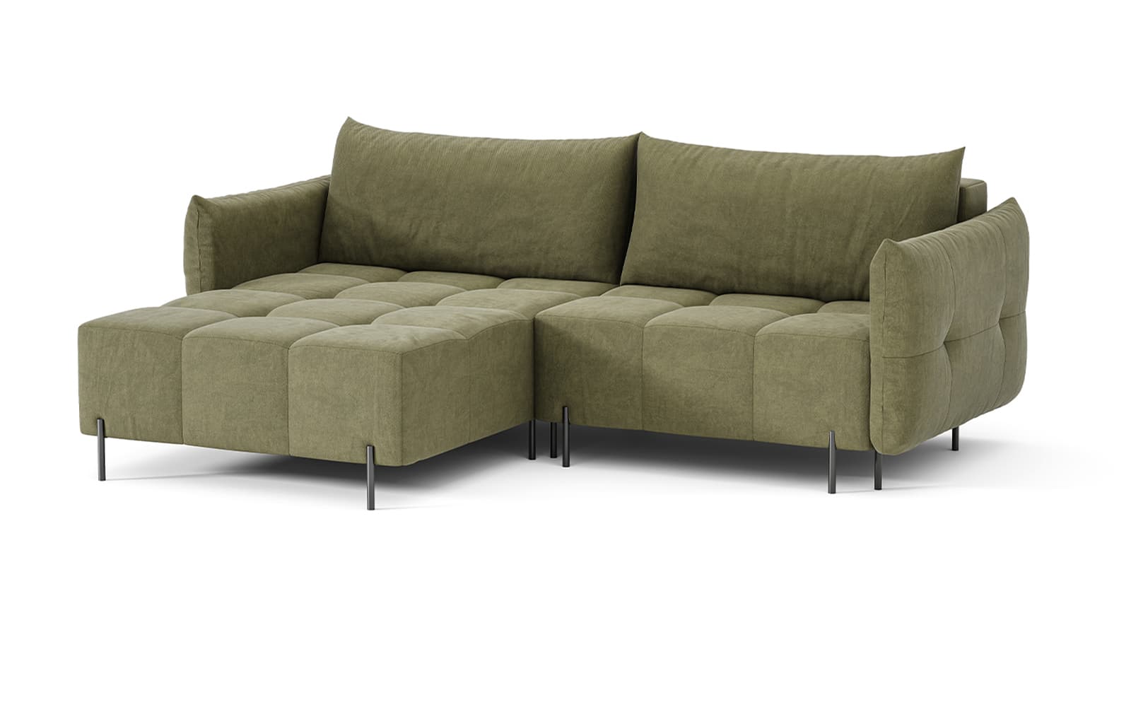 Canapea extensibilă Kliff, 250×187 cm din lemn masiv