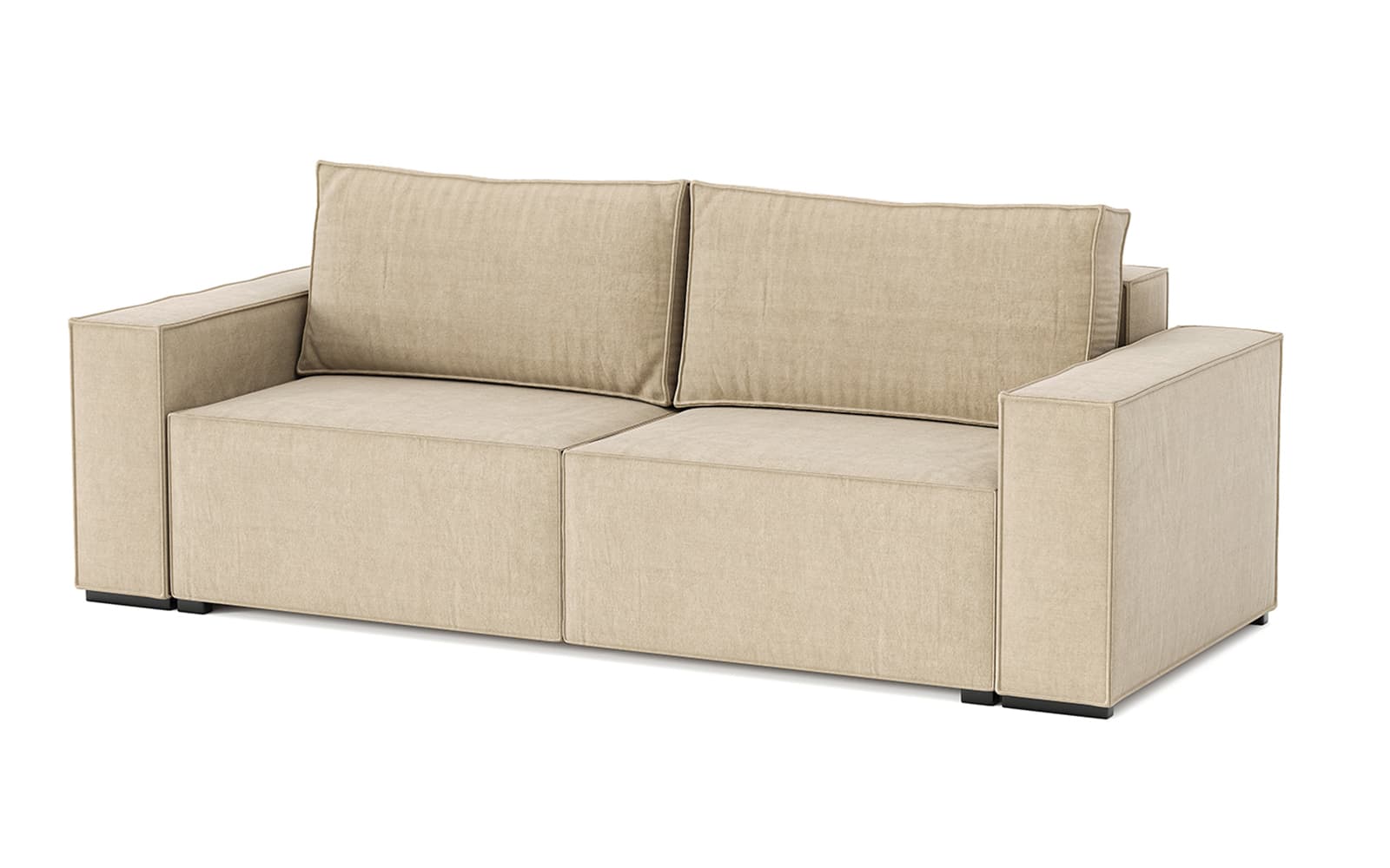 Canapea extensibilă Eland, 240×100×77 cm din lemn masiv