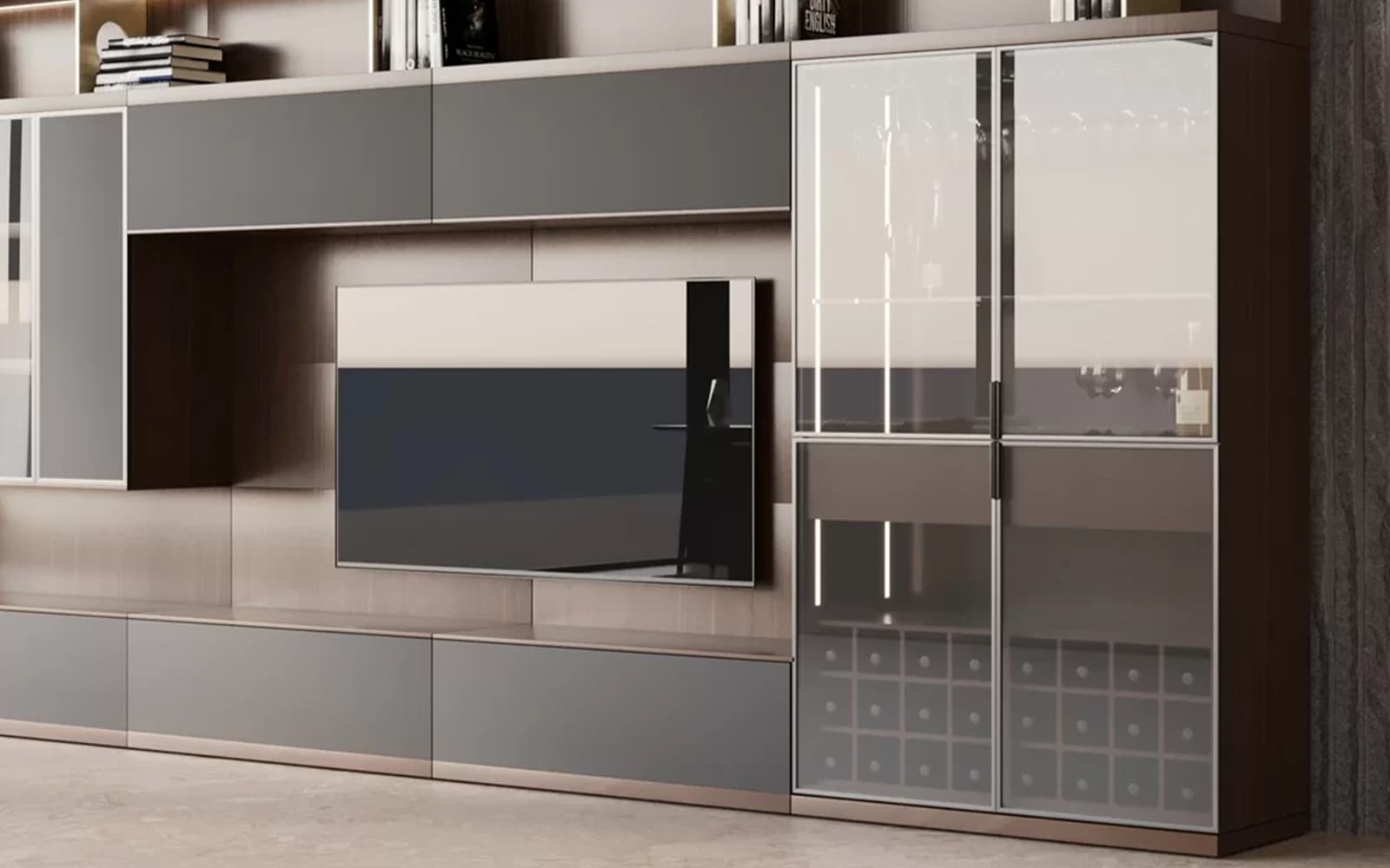 Unitate Tv Capella, 480x51x224 cm