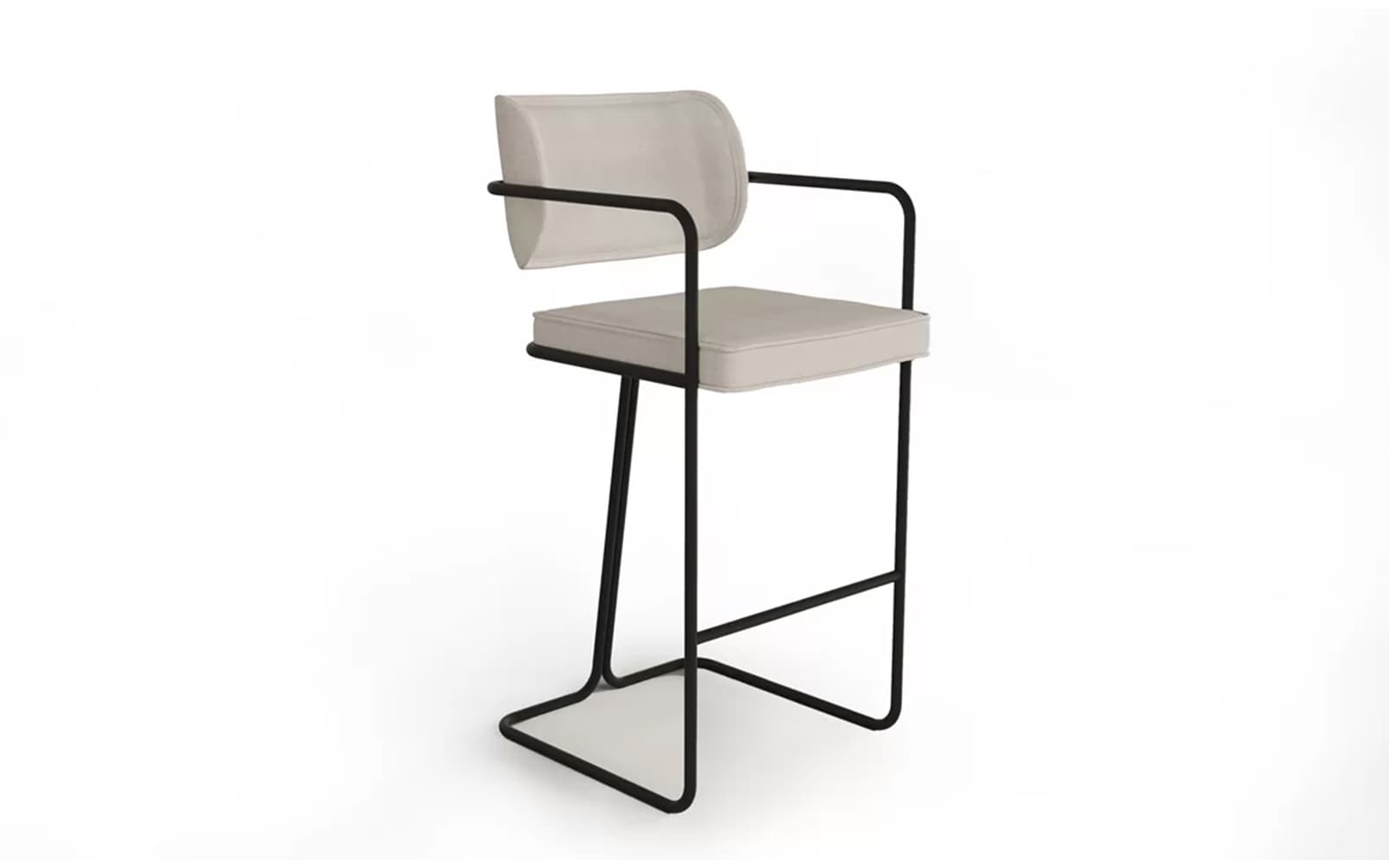 Scaun de bar Giallo, 52×57×109 cm
