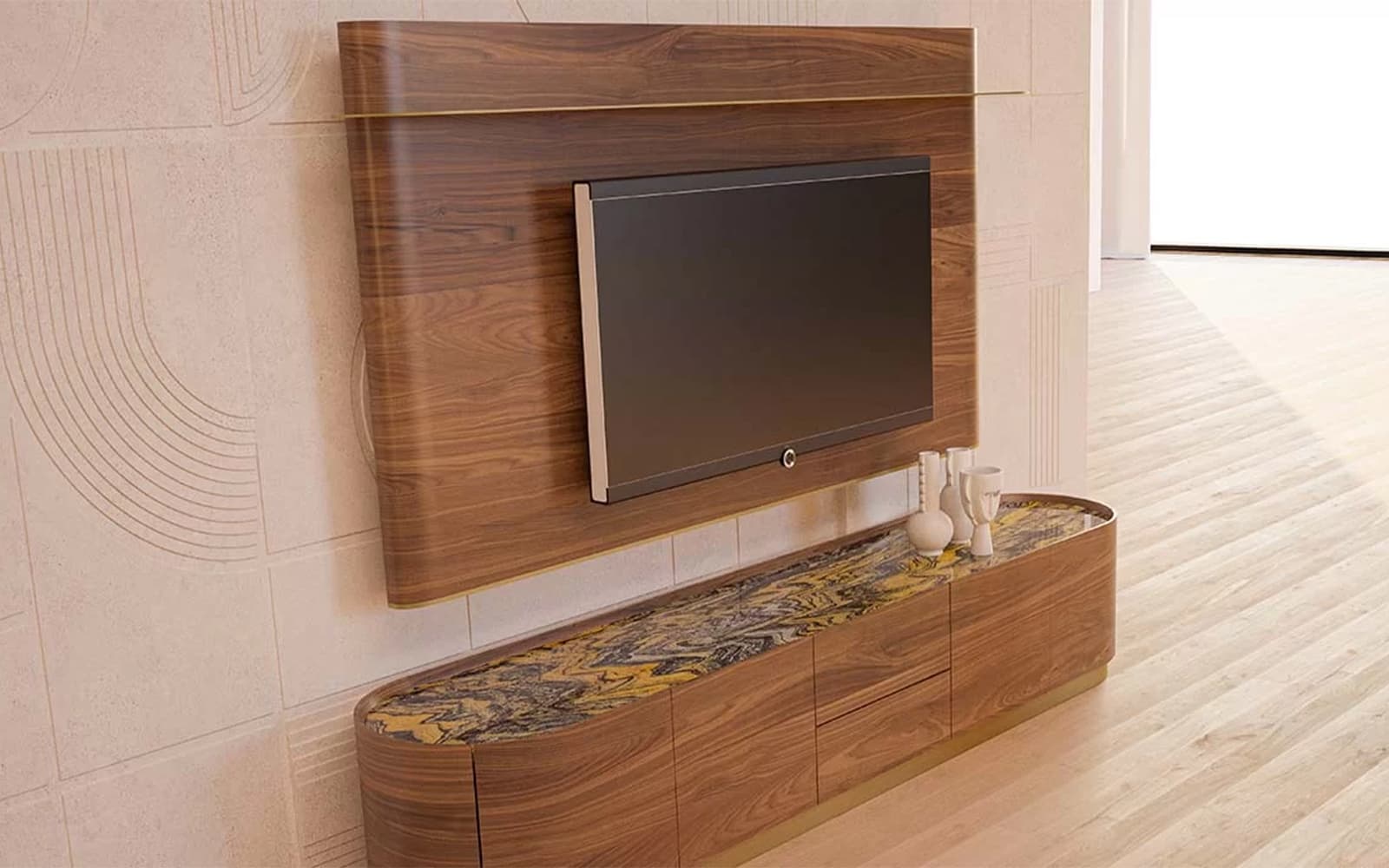 Unitate TV Giallo, 240 cm