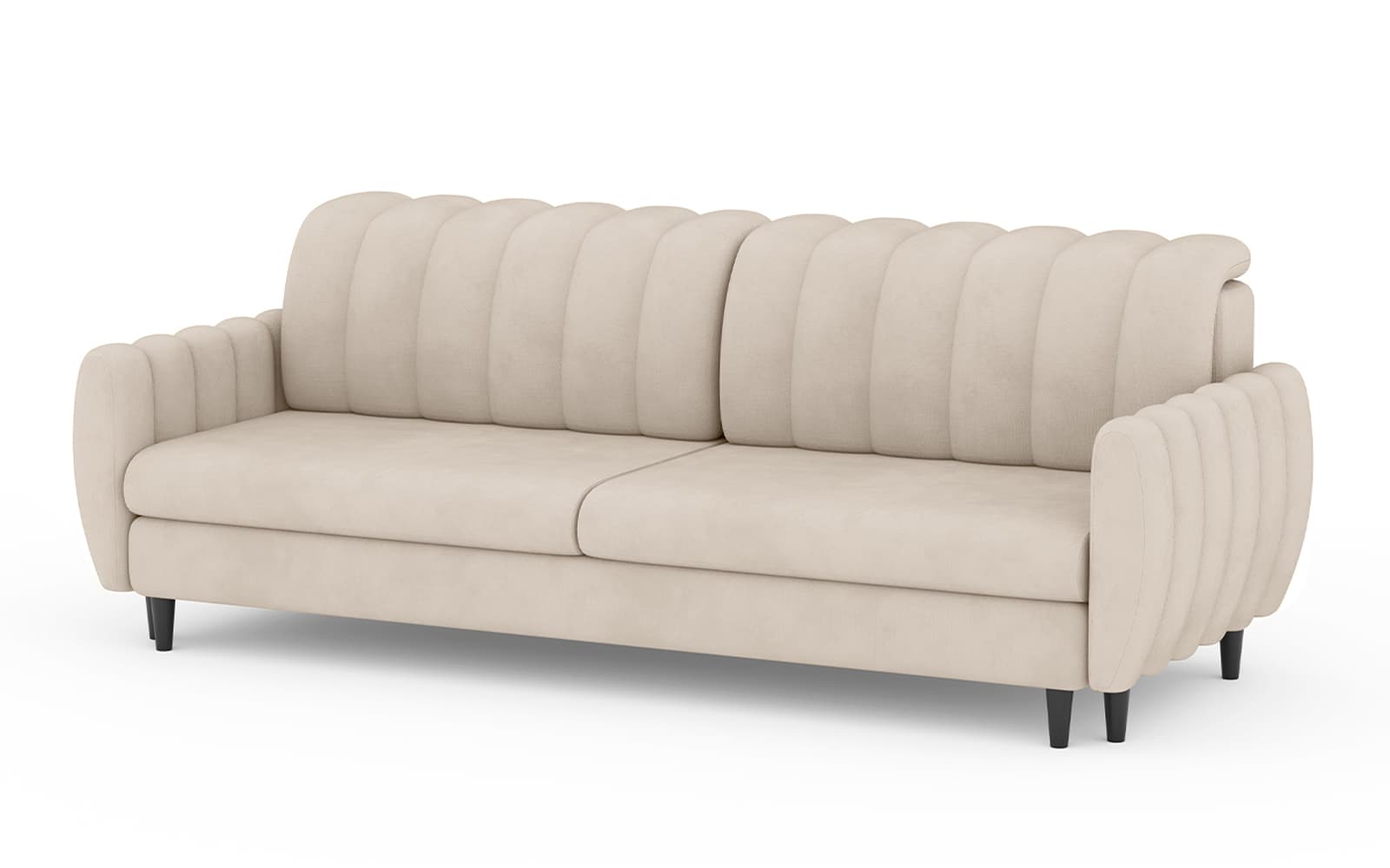 Canapea extensibilă Ten, 223×97 cm din lemn masiv