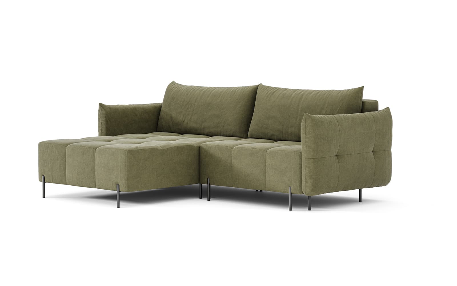Canapea extensibilă Kliff, 250×187 cm din lemn masiv