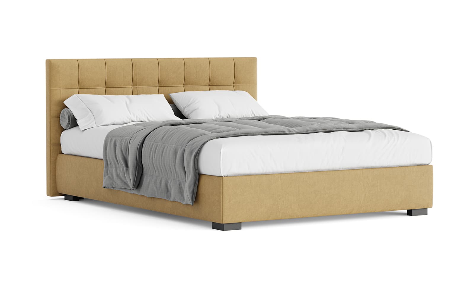 Pat tapițat Dream cu saltea, 120/140/160/180cm