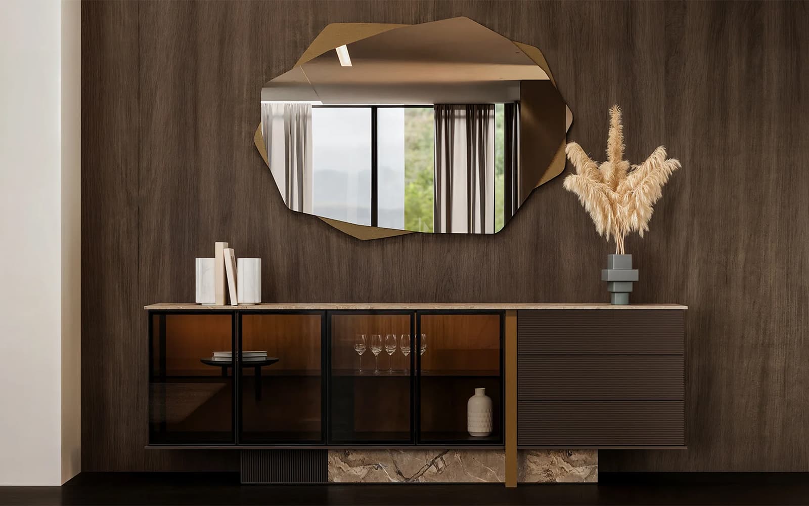 Oglindă decorativă Domo, 150 cm