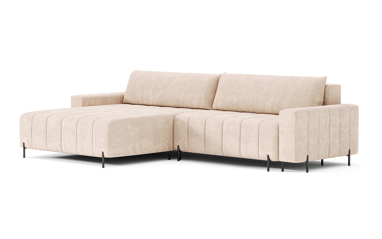 Canapea extensibilă Fierro, 295×182 cm din lemn masiv