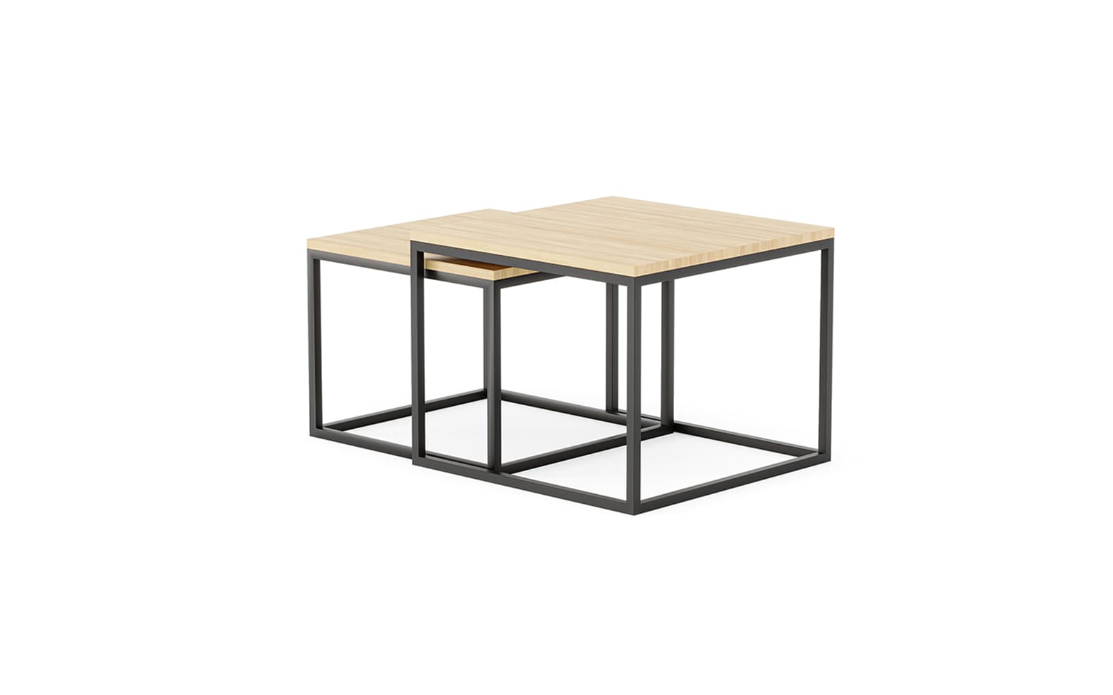 Set măsuțe de cafea, 60 × 60 cm / 54 × 54 cm