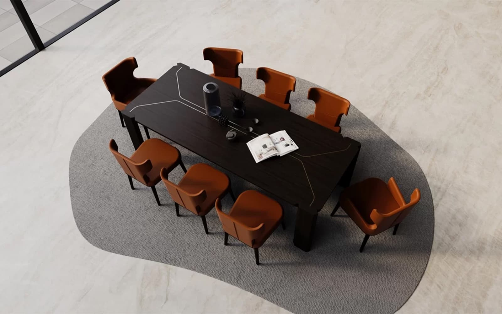 Masă de dining Nova, Personalizabilă