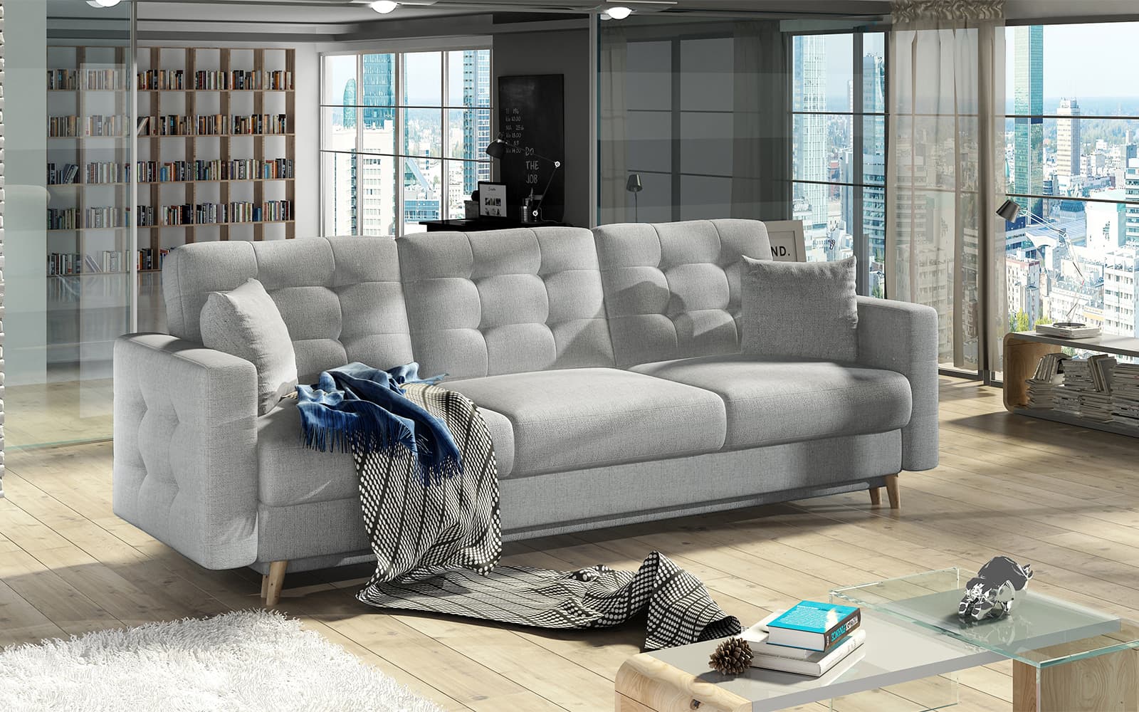 Canapea Asgard, 233×92×93 cm, Personalizabilă
