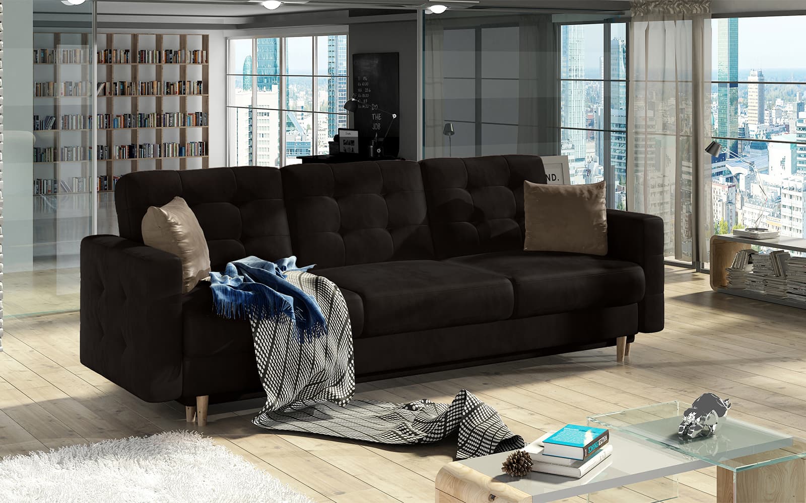 Canapea Asgard, 233×92×93 cm, Personalizabilă
