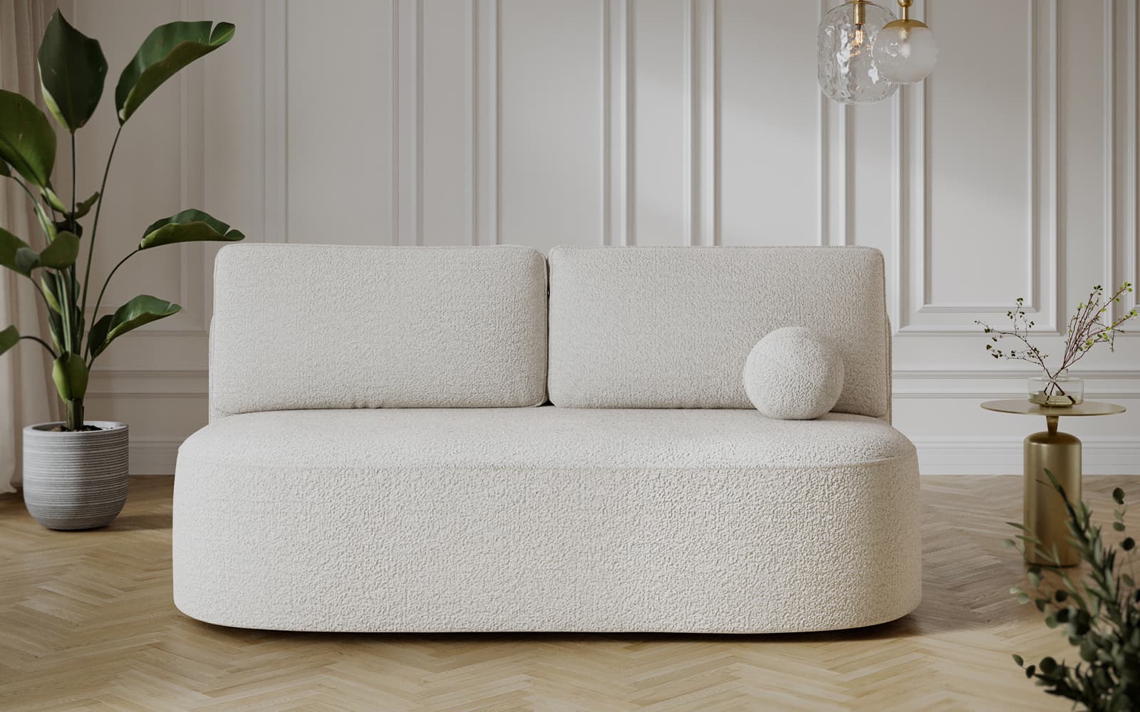 Canapea extensibilă Liliana, 193×96 cm, Personalizabilă