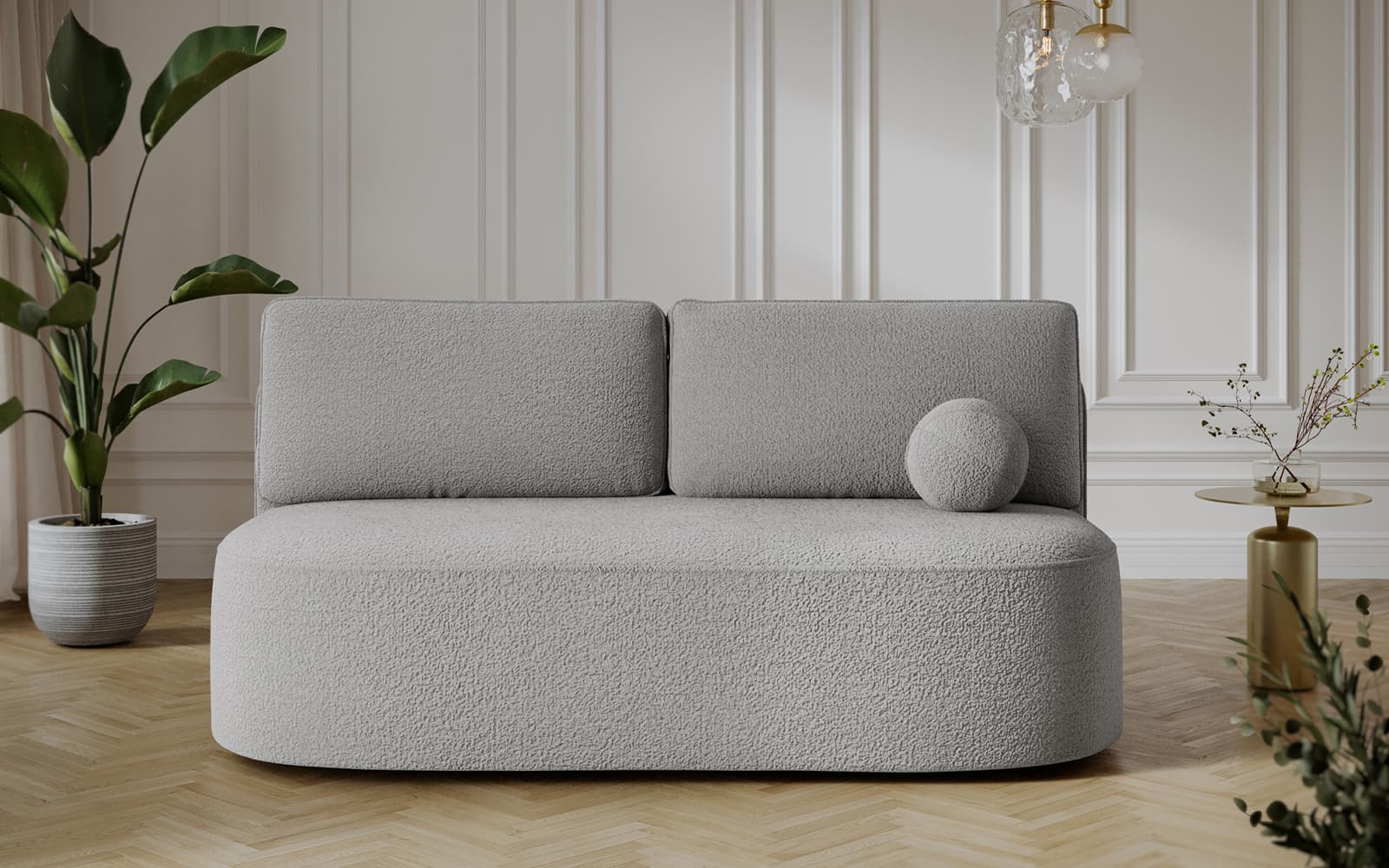 Canapea extensibilă Liliana, 193×96 cm, Personalizabilă