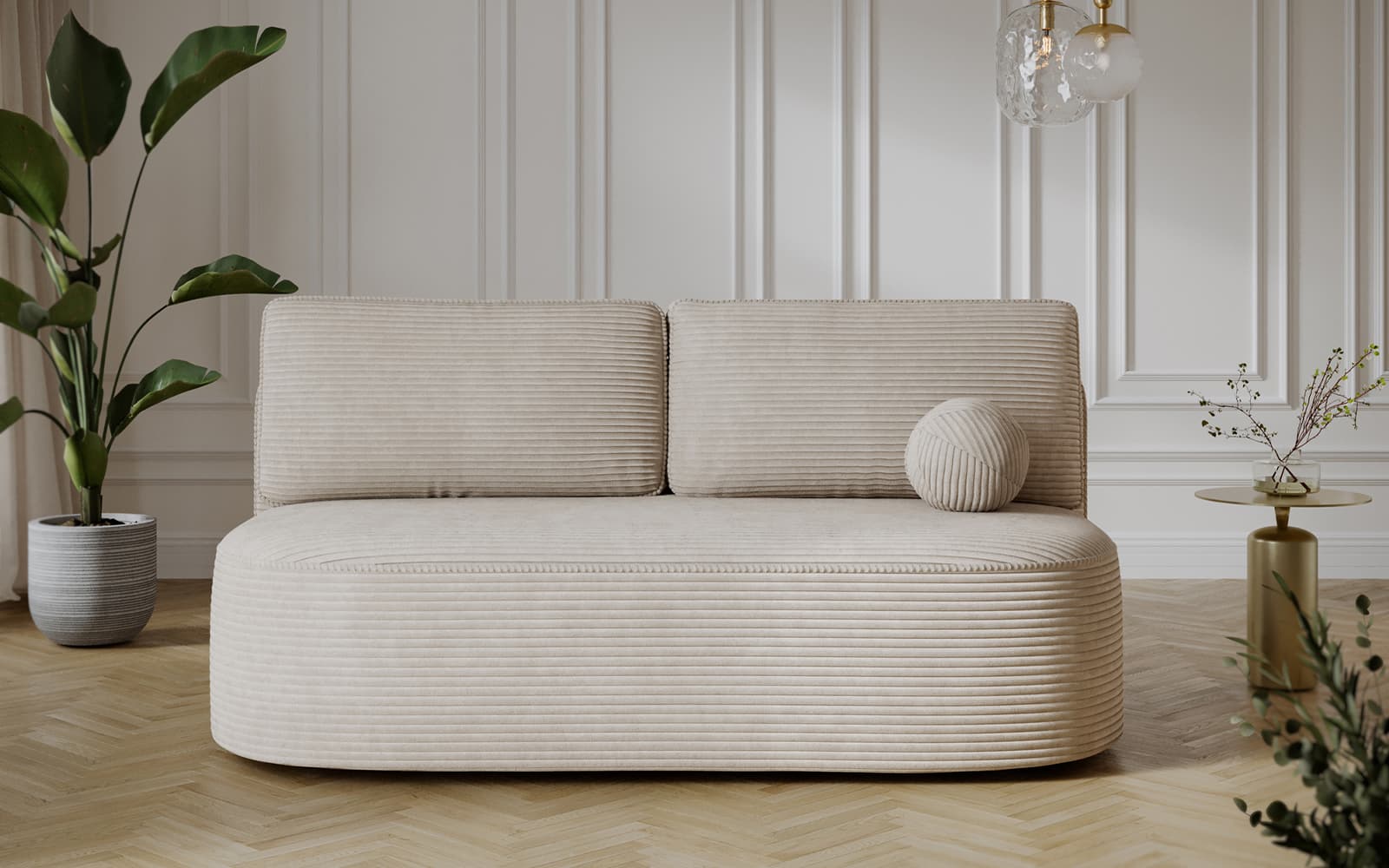 Canapea extensibilă Liliana, 193×96 cm, Personalizabilă