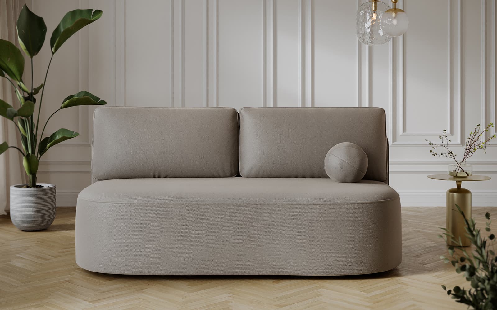 Canapea extensibilă Liliana, 193×96 cm, Personalizabilă