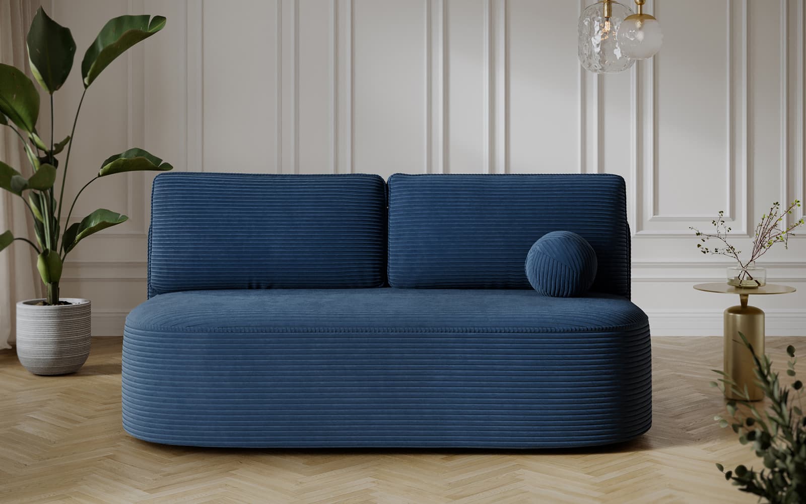 Canapea extensibilă Liliana, 193×96 cm, Personalizabilă