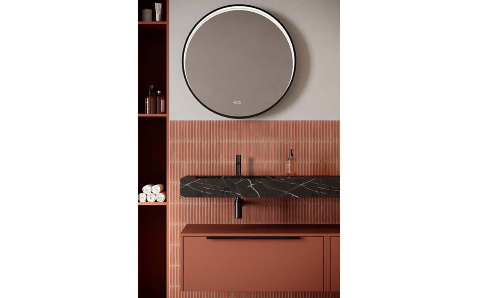 Set mobilier baie suspendat Avena 160 cm, Personalizabil