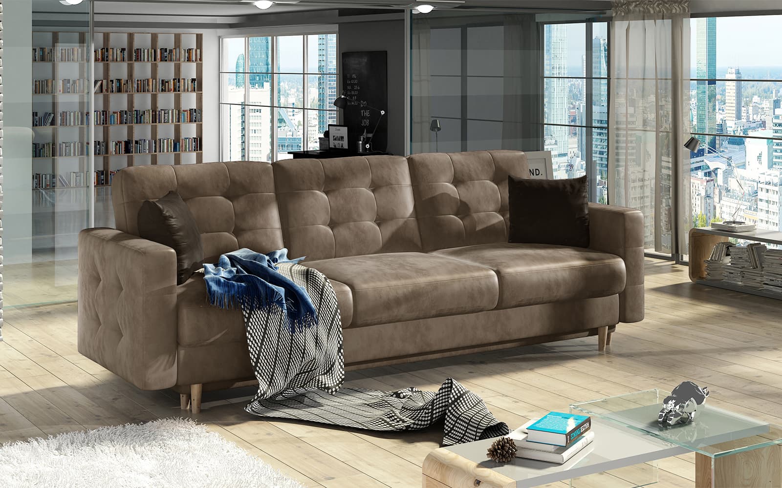 Canapea Asgard, 233×92×93 cm, Personalizabilă