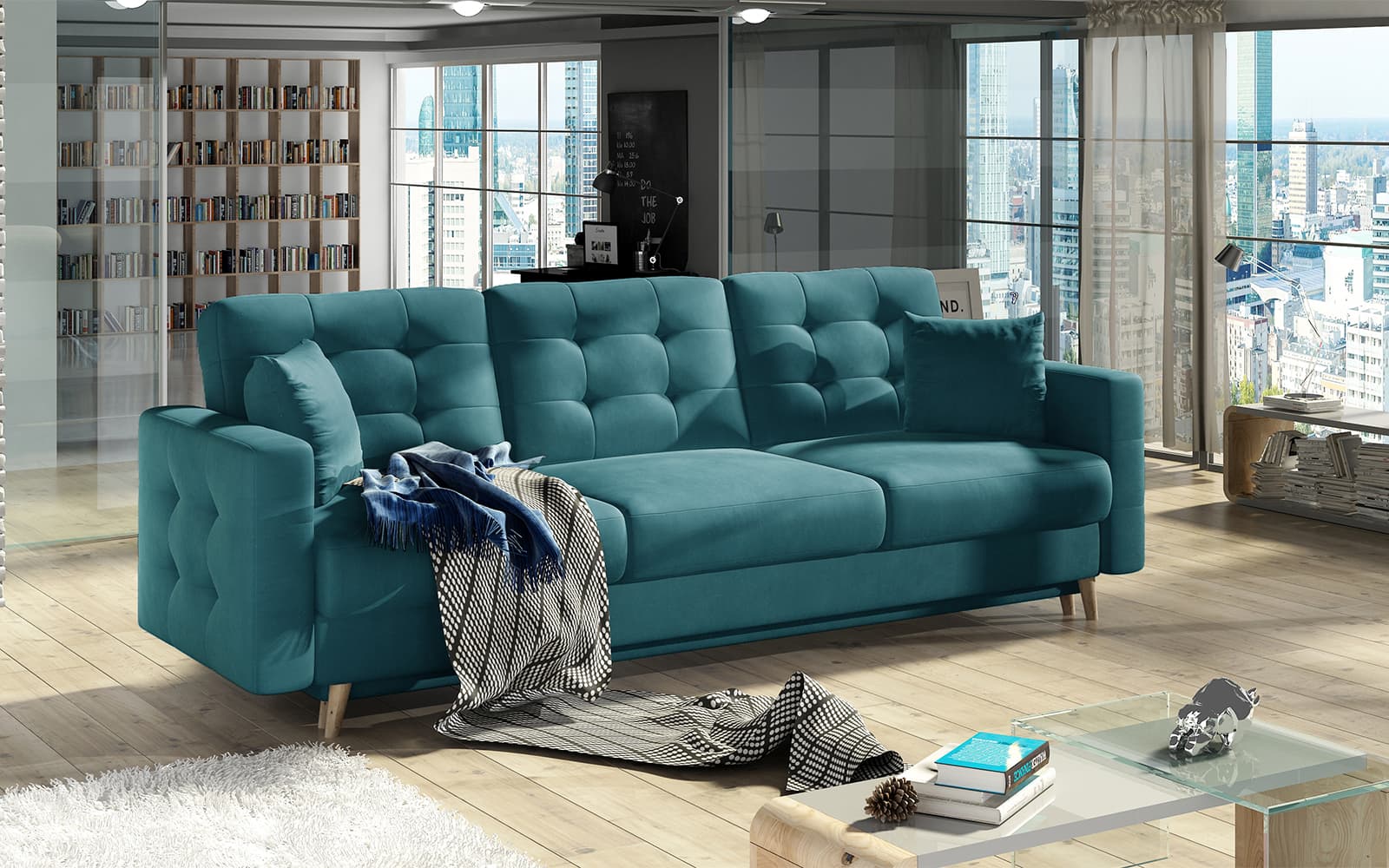 Canapea Asgard, 233×92×93 cm, Personalizabilă