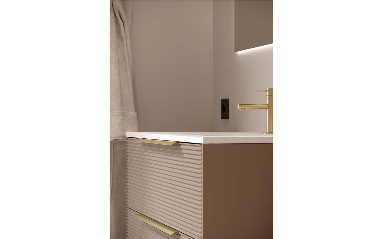 Set mobilier baie suspendat Serina, 120/160/176/180 cm